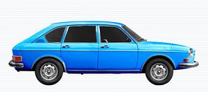 VW 411 in blue