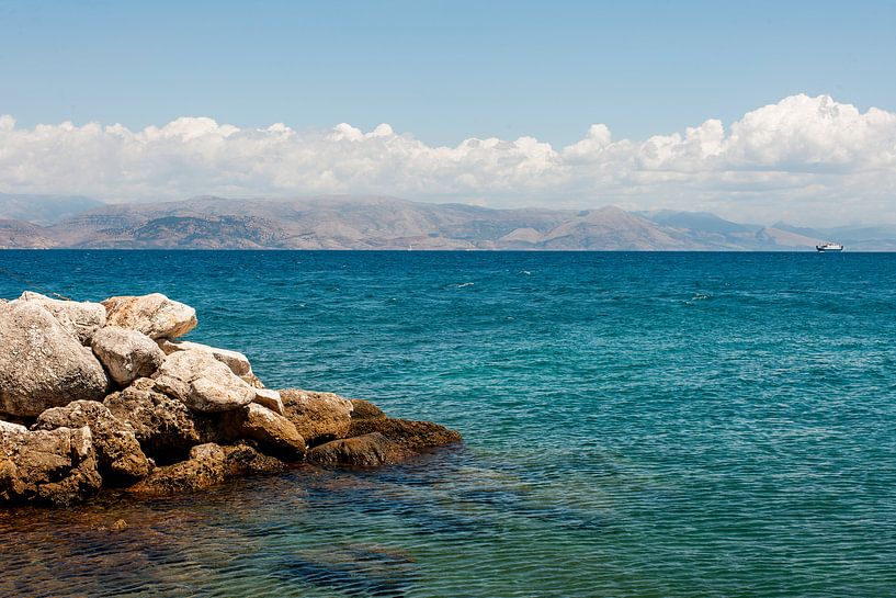 Corfu beach par Anja Spelmans