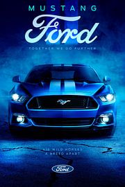 Bernsteinfarbener Mustang von John Dan