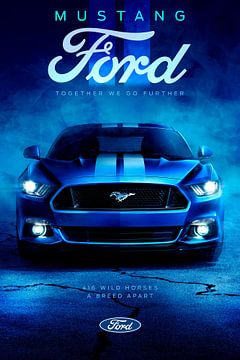 Amber Glow Mustang by John Dan