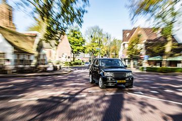 Range Rover in zoom burst van Vincent Snoek