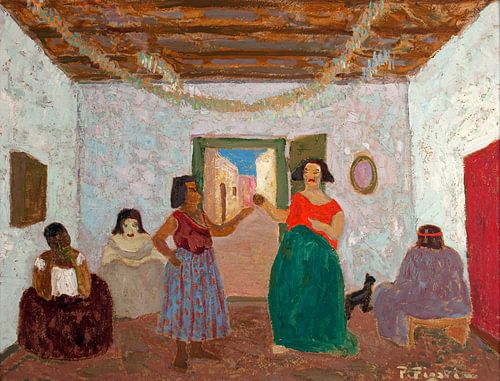 Pedro Figari, Dans le village
