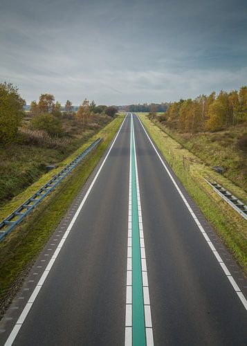 Friesland route nabij Sleen