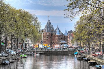Amsterdam, Kloveniersburgwal, Waag von Tony Unitly