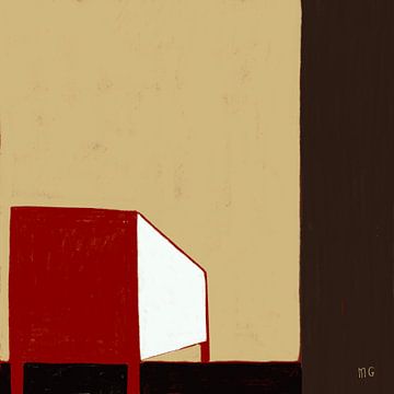 Simplicity. Red Box. van Martin Groenhout