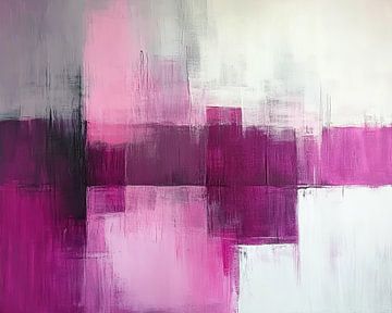 Abstract Pink | Shades of Serenity by ARTEO Paintings
