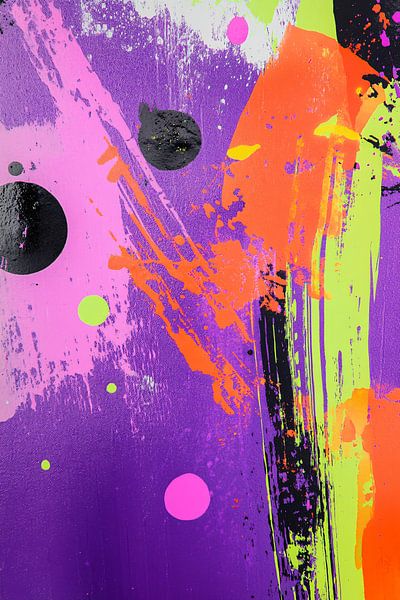 Colourful abstract modern artwork by Imperial Art House