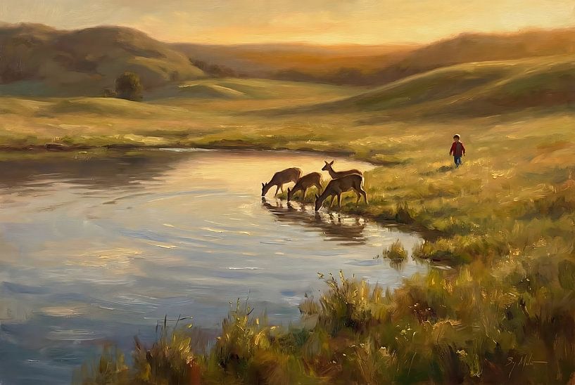 Stille am Ufer von levi schreuder