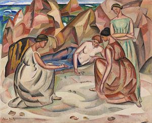 Alice Bailly, Frauen beim Nickelspiel, 1912