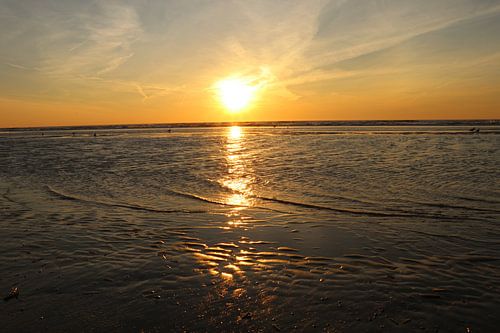 Zonsondergang zandvoort