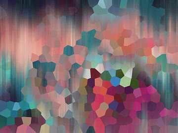 Modern, Abstract Digital Artwork in Various Colors by Art By Dominic