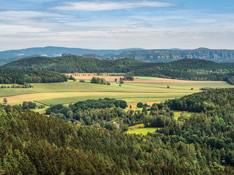 Katzstein, Sächsische Schweiz - Schrammsteine und Laasensteine von Pixelwerk