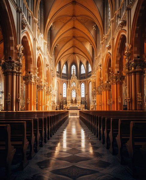 L'intérieur de l'église par fernlichtsicht