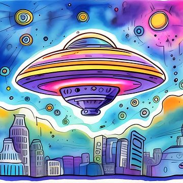 Spectral Spaceship Symphony by The Art Kroep