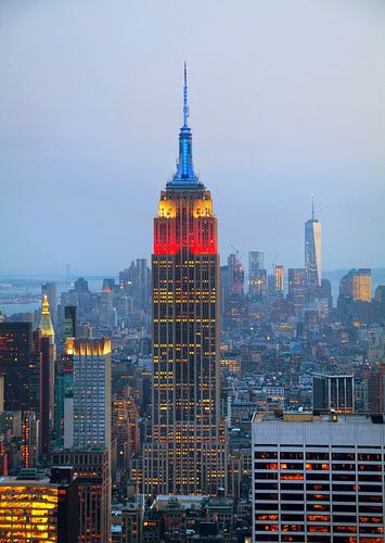 New York City Empire State Building Skyline USA America
