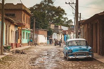 Gepflasterte Straßen in Trinidad, Kuba von Andreas Jansen