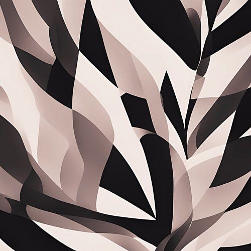 Aardtinten Abstract Schilderij