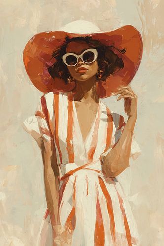 Retro Elegance in Terracotta no.9