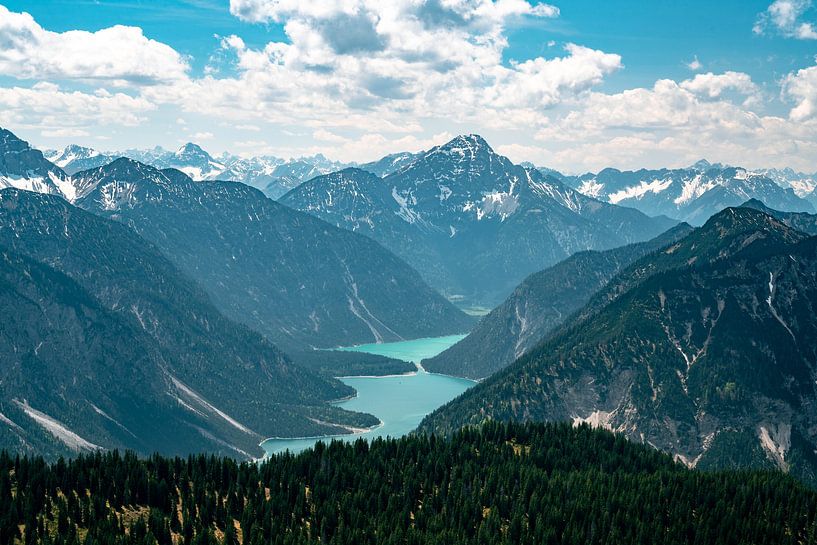 Plansee avec le Thaneller en arrière-plan par Leo Schindzielorz