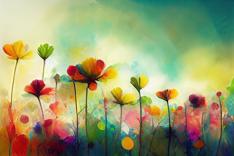 Flower meadow by Bert Nijholt