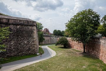 Festungsmauern Stadt Nürnberg, Deutschland von Joost Adriaanse