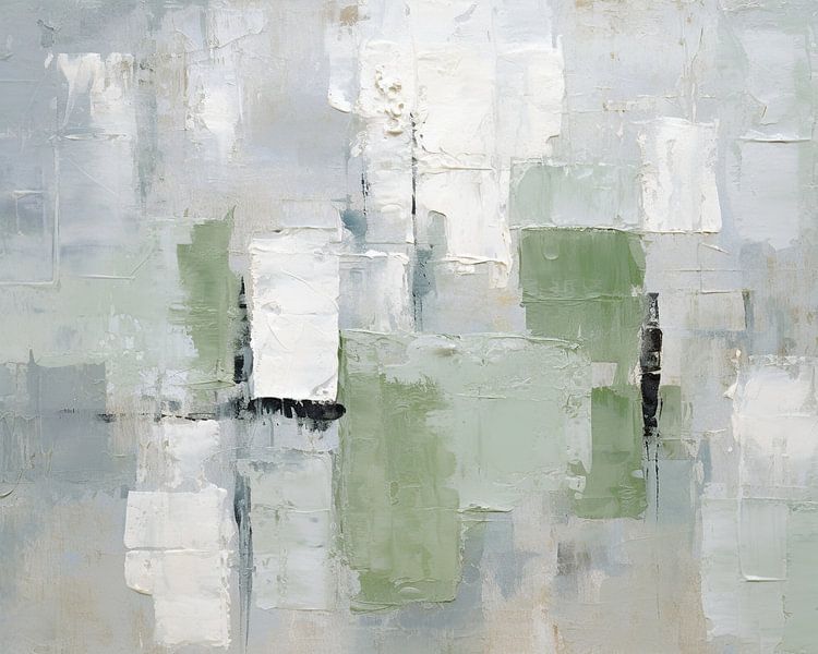 Grey-Green 167.24 by ARTEO Paintings