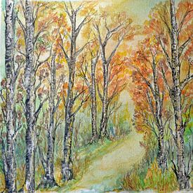 Im Birkenwald von Matthias Rehme