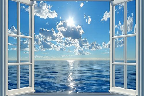 uitzicht door het raam