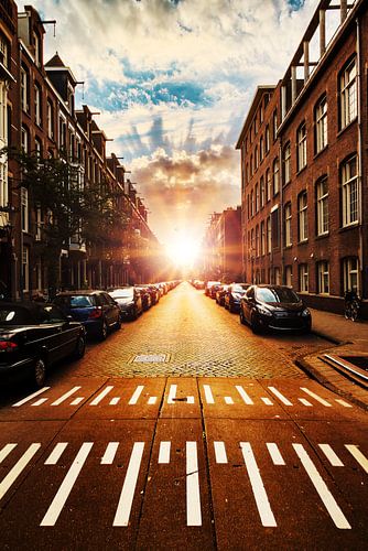 Zonsopkomst over de drempel