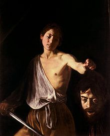 Caravaggio – David mit dem Kopf des Goliath (1610) | Religiöse Malerei des Barock von Timeless Artworks