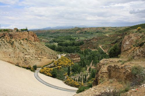 Andalusië - landschap bij stuwmeer