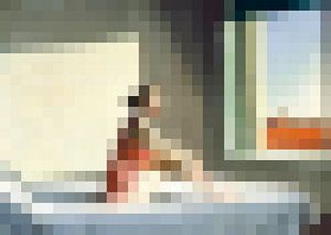 Pixel Art: Ochtend Gloed van JC De Lanaye