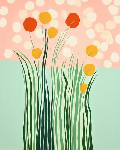 Collage joyeux et ludique aux couleurs pastel