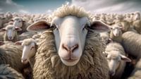 Sheep in the flock