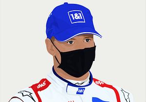 Mick Schumacher - 47 -Haas van Léonie Spierings