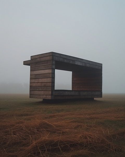 Kunst in der Landschaft von fernlichtsicht