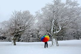 Winter painting Schauinsland by Patrick Lohmüller