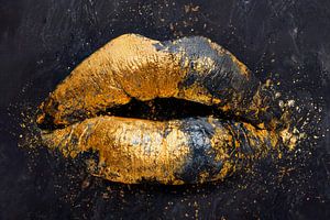 Goldene Lippen