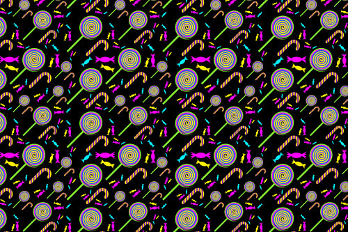 Neon Candy Pop-patroon