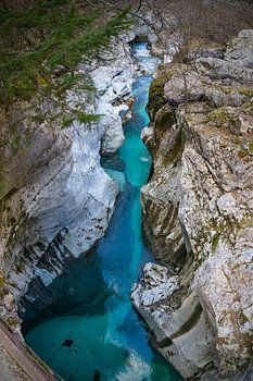 Fluss Soča in Slowenien