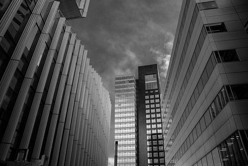 Moderne Architectuur op de Zuidas in Amsterdam