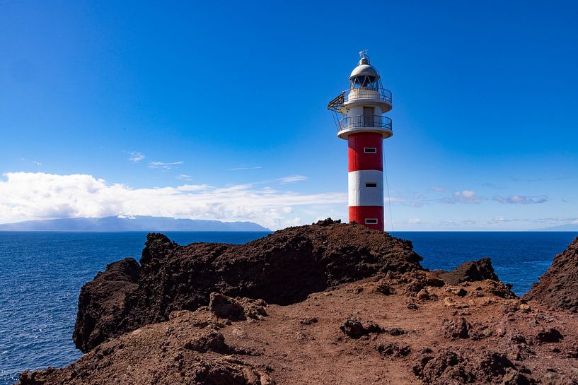 Punta de Teno, Leuchtturm auf Teneriffa Spanien von Gert Hilbink