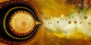 Das Sonnensystem in Gold