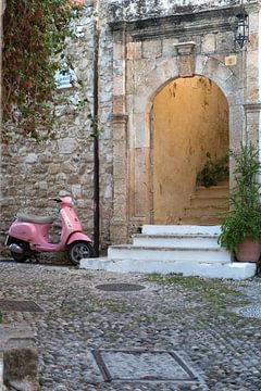 roze scooter van gj heinhuis