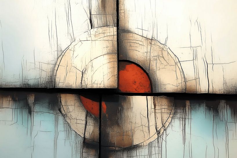 Abstract wood by Ton Kuijpers