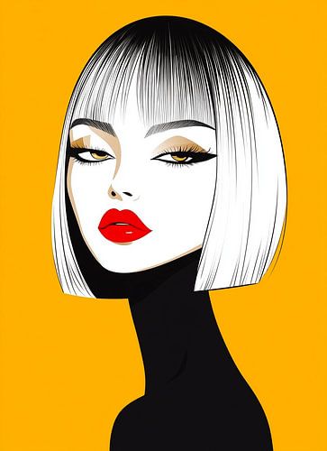 Female Elegance in Pop Art