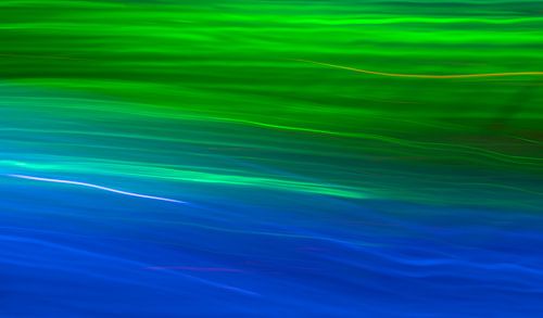 Abstract: compositie in groen en blauw van Dirk Jan Kralt