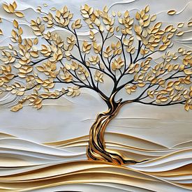 Golden tree by Bert Nijholt