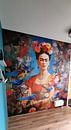 Customer photo: Frida - colourful portrait Frida by Wonderful Art