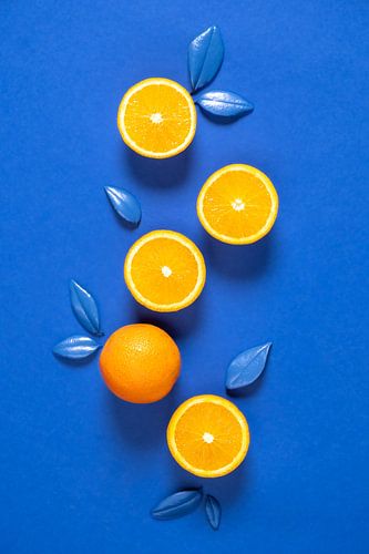 Blue Orange Poster